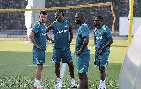 The Portugal AA football team's training session in preparation for EURO 2024