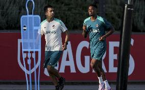 The Portugal AA football team's training session in preparation for EURO 2024