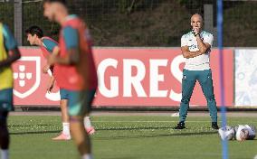 The Portugal AA football team's training session in preparation for EURO 2024