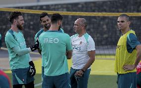The Portugal AA football team's training session in preparation for EURO 2024