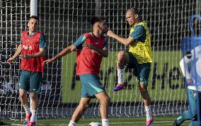 The Portugal AA football team's training session in preparation for EURO 2024