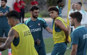 The Portugal AA football team's training session in preparation for EURO 2024