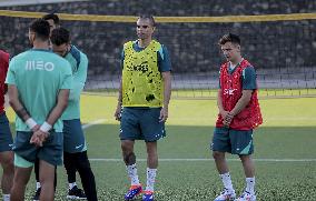 The Portugal AA football team's training session in preparation for EURO 2024