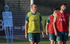 The Portugal AA football team's training session in preparation for EURO 2024