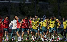 The Portugal AA football team's training session in preparation for EURO 2024