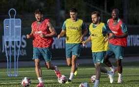 The Portugal AA football team's training session in preparation for EURO 2024