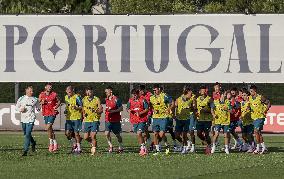 The Portugal AA football team's training session in preparation for EURO 2024