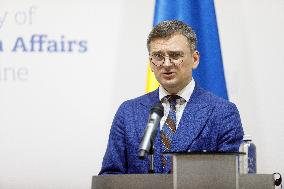 Briefing of Ukrainian and Estonian FMs in Kyiv