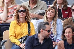 Celebrities In Stands During The 2024 French Open - Village Day Eight NB