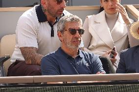 Celebrities In Stands During The 2024 French Open - Village Day Eight NB