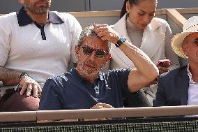 Celebrities In Stands During The 2024 French Open - Village Day Eight NB