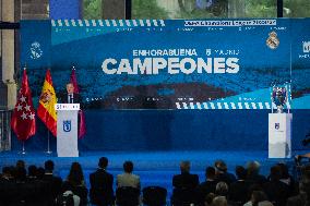 Celebracion Real Madrid Campeon De La UEFA Champion League 2024