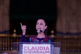 Claudia Sheinbaum, Virtual Winner Of Mexico's Presidency