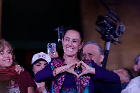 Claudia Sheinbaum, Virtual Winner Of Mexico's Presidency