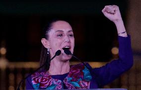 Claudia Sheinbaum, Virtual Winner Of Mexico's Presidency