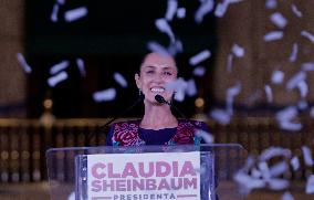 Claudia Sheinbaum, Virtual Winner Of Mexico's Presidency