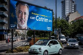 Billboards In Lisbon For European Electoral Campaign
