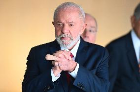 Brazil's President Luiz Inácio Lula Da Silva Received A Visit From Croatian President Zoran Milanović