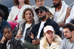 Celebrities In Stands During The 2024 French Open - Village Day Eight NB