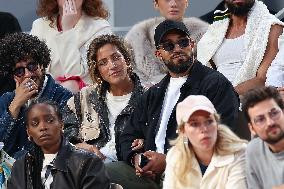 Celebrities In Stands During The 2024 French Open - Village Day Eight NB