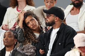 Celebrities In Stands During The 2024 French Open - Village Day Eight NB