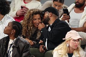 Celebrities In Stands During The 2024 French Open - Village Day Eight NB