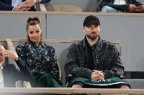 Celebrities In Stands During The 2024 French Open - Village Day Eight NB