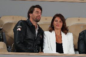 Celebrities In Stands During The 2024 French Open - Village Day Eight NB