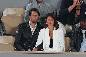 Celebrities In Stands During The 2024 French Open - Village Day Eight NB