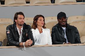 Celebrities In Stands During The 2024 French Open - Village Day Eight NB