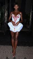 Jodie Turner-Smith Leaves Her Hotel - NYC
