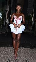 Jodie Turner-Smith Leaves Her Hotel - NYC