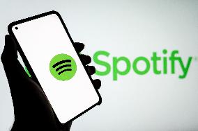 Spotify Logo Photo Illustration 6.3.2024