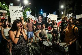 Protest Against The Israeli Government In Jerusalem