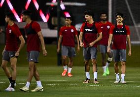 2026 Fifa World Cup Qualifier - Qatar Training Session.