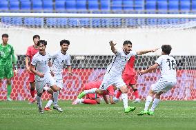 (SP)CHINA-SHAANXI-WEINAN-FOOTBALL-FRIENDLY MATCH-UZB VS KOR (CN)