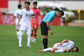 (SP)CHINA-SHAANXI-WEINAN-FOOTBALL-FRIENDLY MATCH-UZB VS KOR (CN)