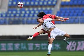 (SP)CHINA-SHAANXI-WEINAN-FOOTBALL-FRIENDLY MATCH-UZB VS KOR (CN)