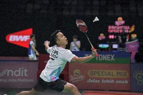 (SP)INDONESIA-JAKARTA-BADMINTON-INDONESIA OPEN-MEN'S SINGLES-FIRST ROUND