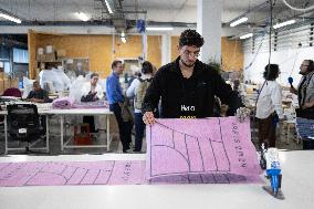 Production of towels for athletes for the Paris 2024 Olympic and Paralympic Games - Noisy-le-Sec