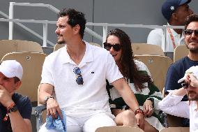 Celebrities In Stands During The 2024 French Open - Village Day Nine NB