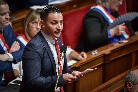 Questions to the government at the National Assembly in Paris FA