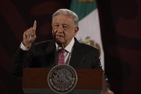 Mexican President Lopez Obrador Briefing
