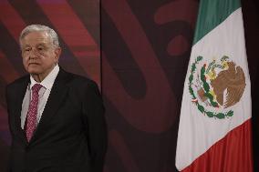 Mexican President Lopez Obrador Briefing