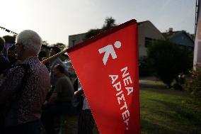 European Elections: Pre-Election Rally Of The New Left (Nea Aristera) Party