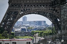 Construction work for the upcoming Olympic and Paralympic Games Paris 2024 FA