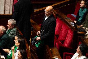 Questions To The French Government At The National Assembly, In Paris