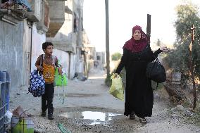 MIDEAST-GAZA-MAGHAZI REFUGEE CAMP-DISPLACED PALESTINIANS