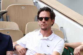 Celebrities In Stands During The 2024 French Open - Village Day Nine NB