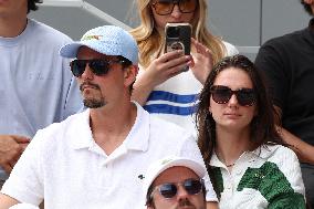 Celebrities In Stands During The 2024 French Open - Village Day Nine NB